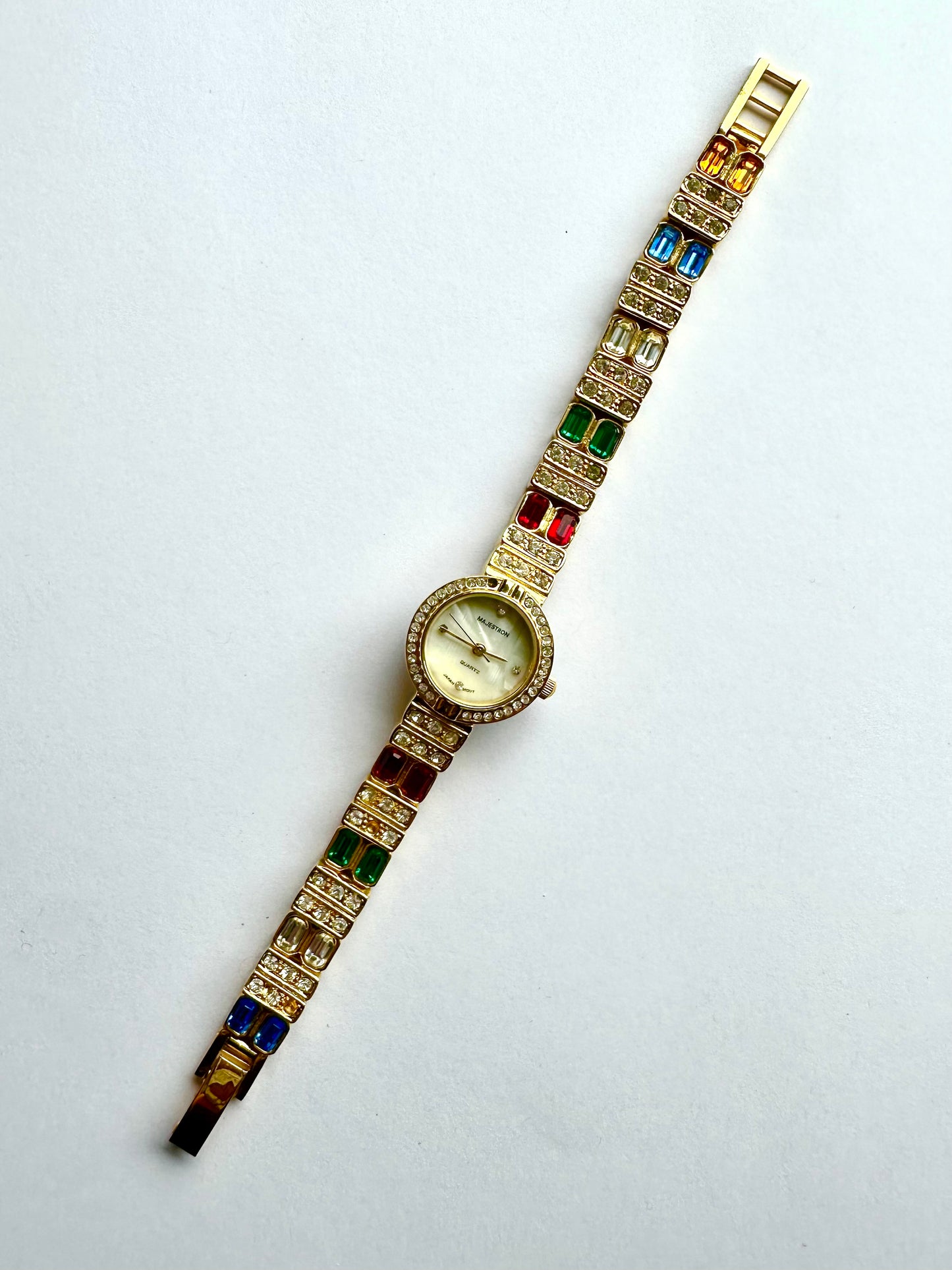 Colorful Rhinestone Watch