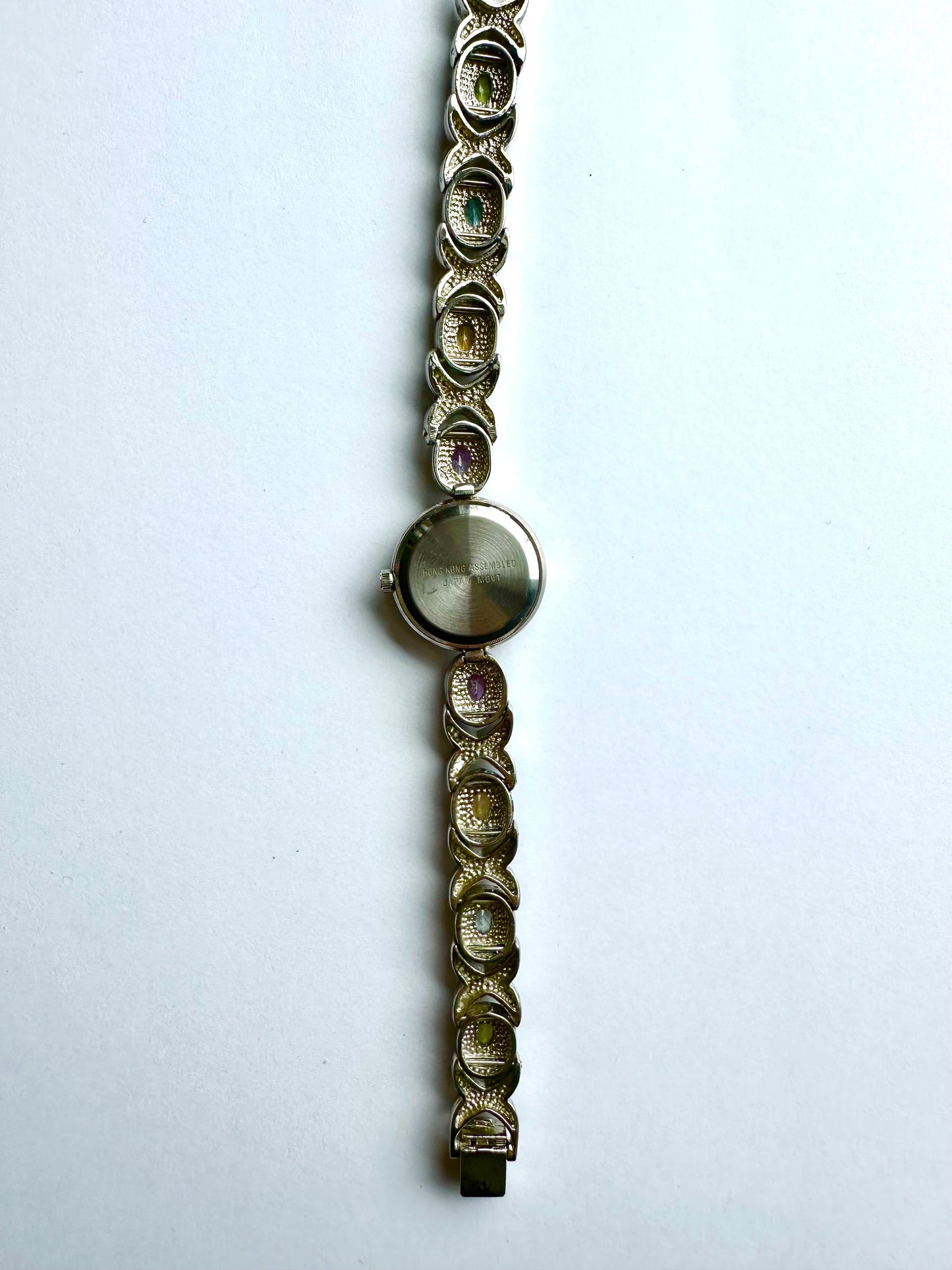 Lucoral Silver Stone Watch