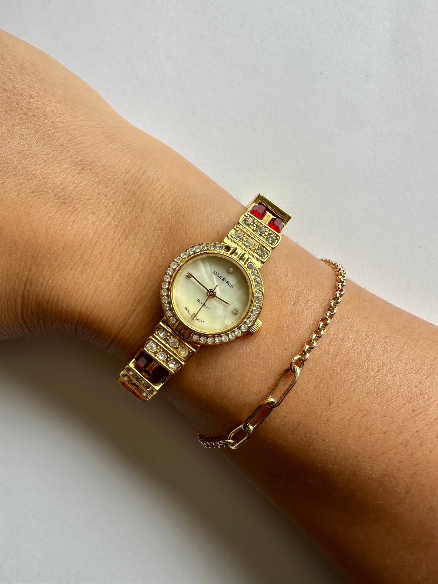 Colorful Rhinestone Watch