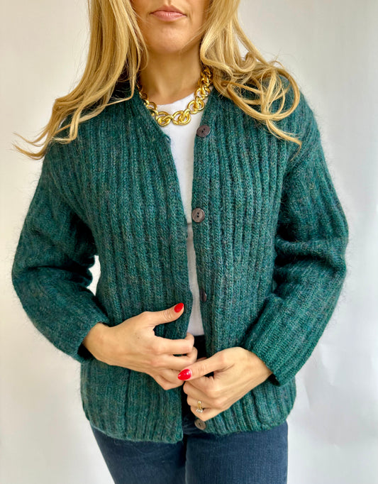 Vintage Express Wool Cardigan