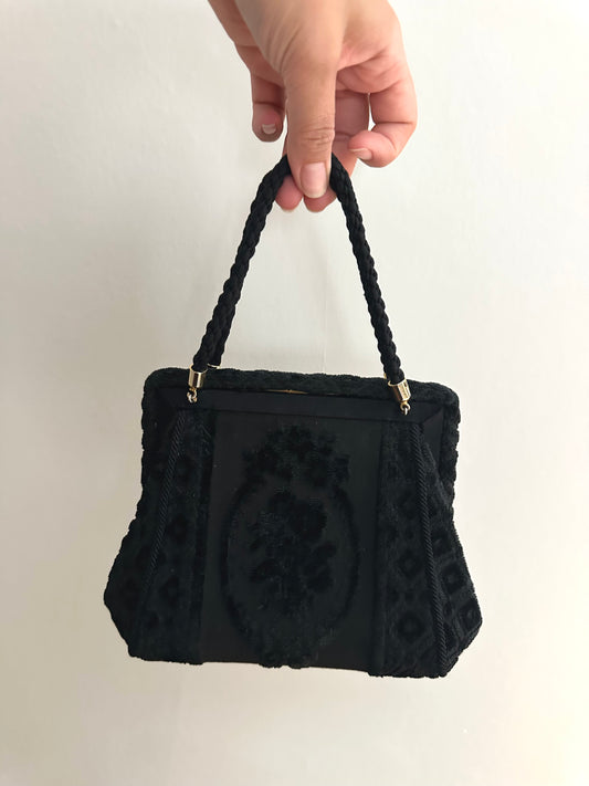 Vintage Chenille Handbag