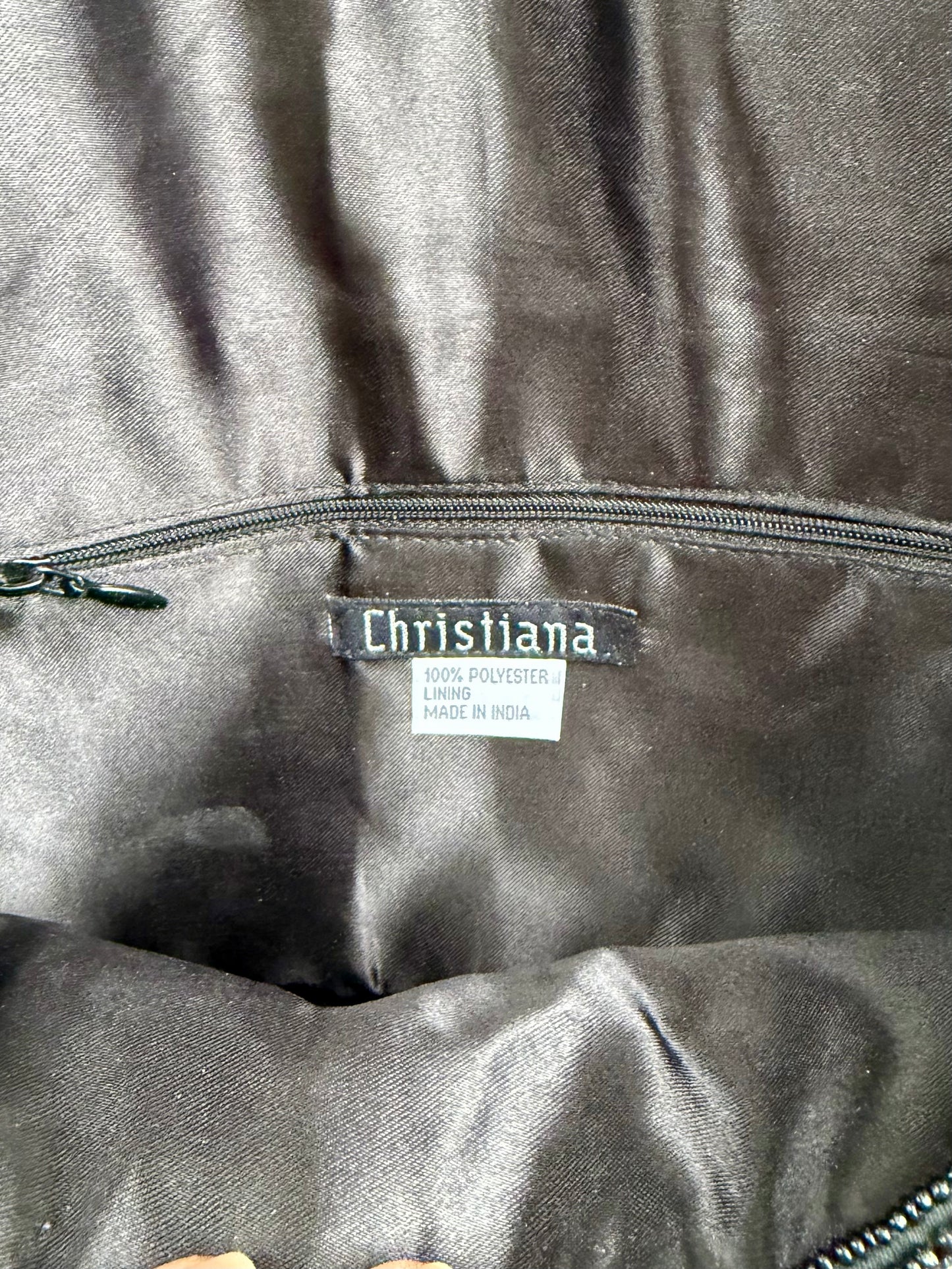 Black Bouquet 90s Christiana Bag