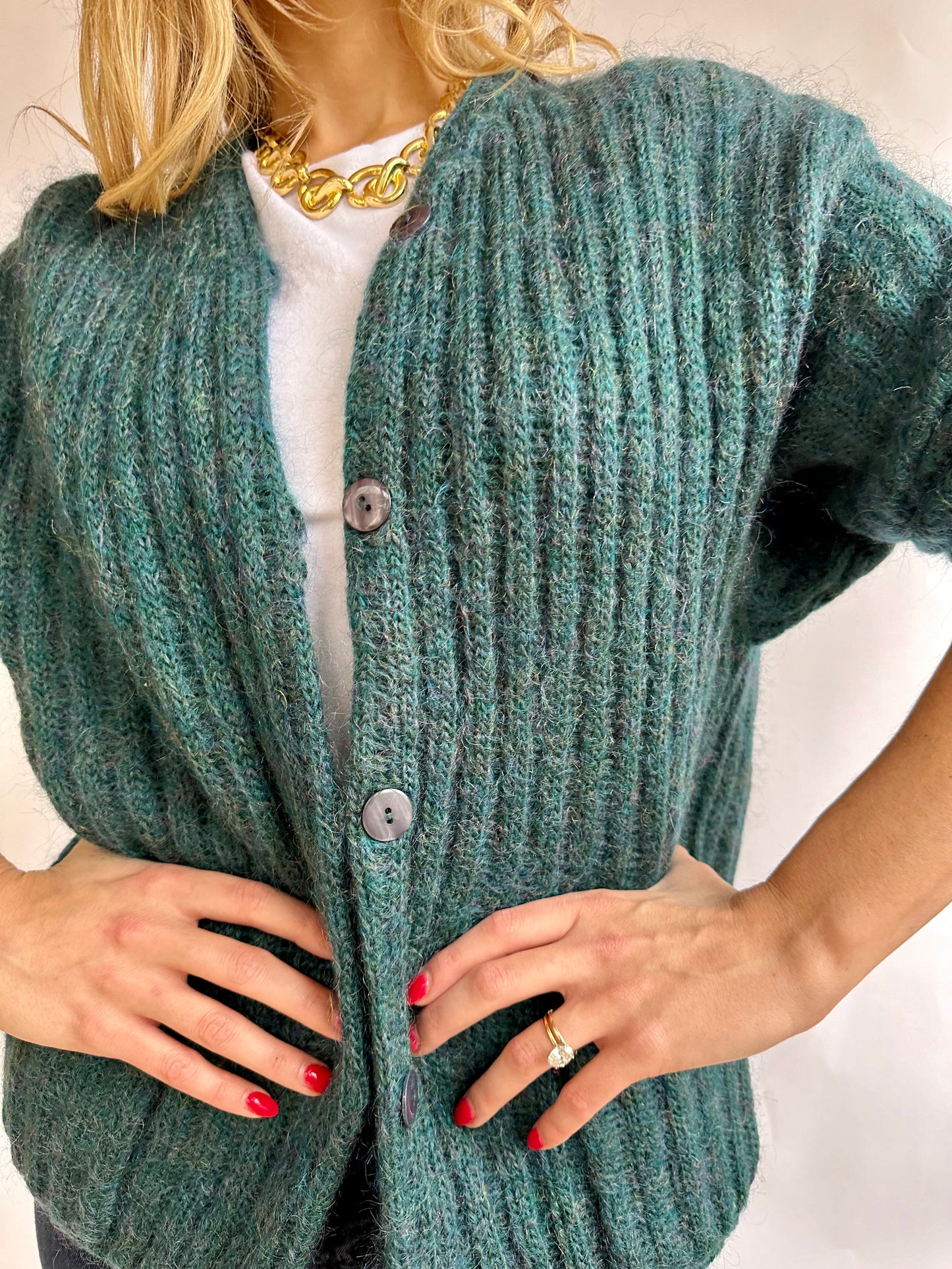 Vintage Express Wool Cardigan