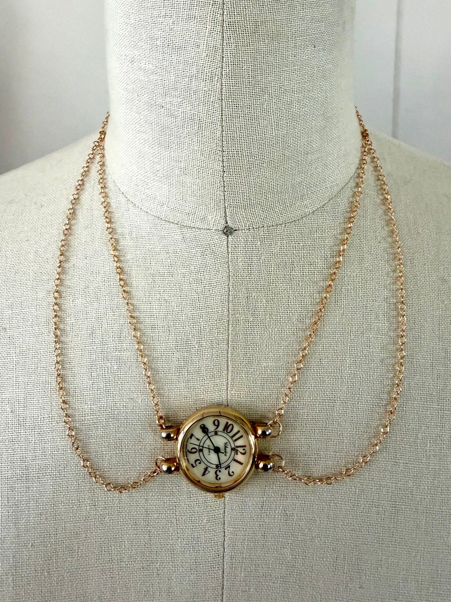 Round Watch Necklace