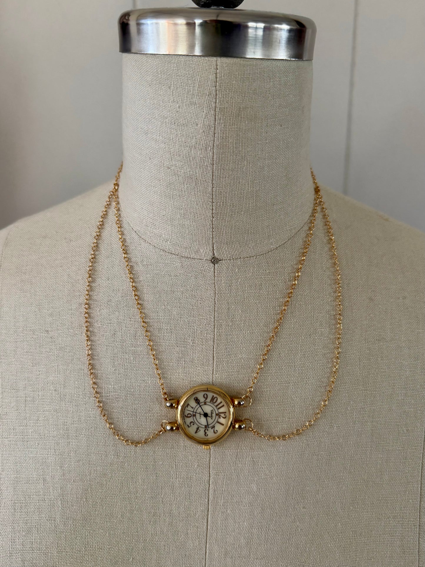 Round Watch Necklace