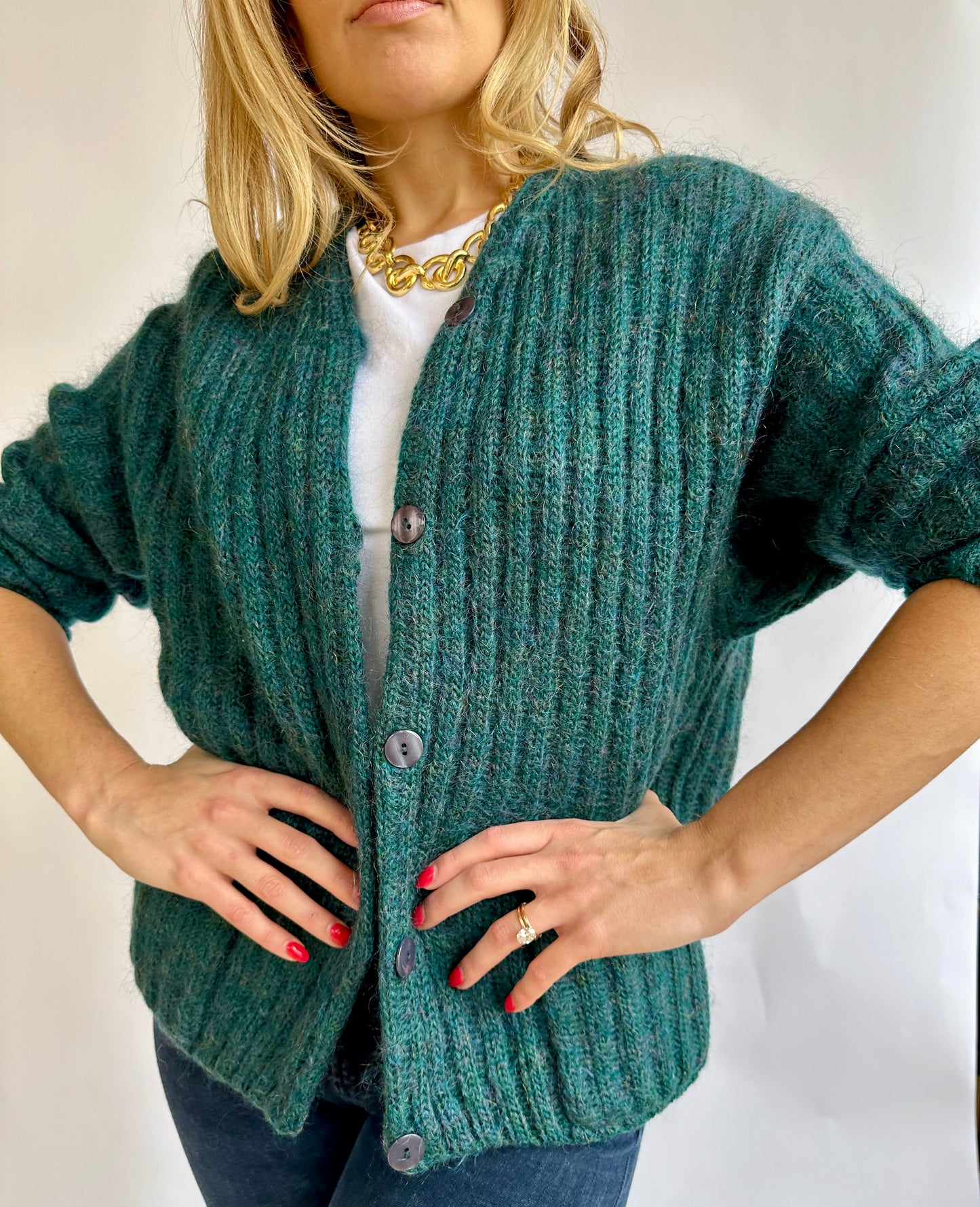 Vintage Express Wool Cardigan