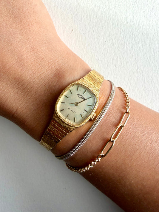 Vintage Medana Gold Tone Watch