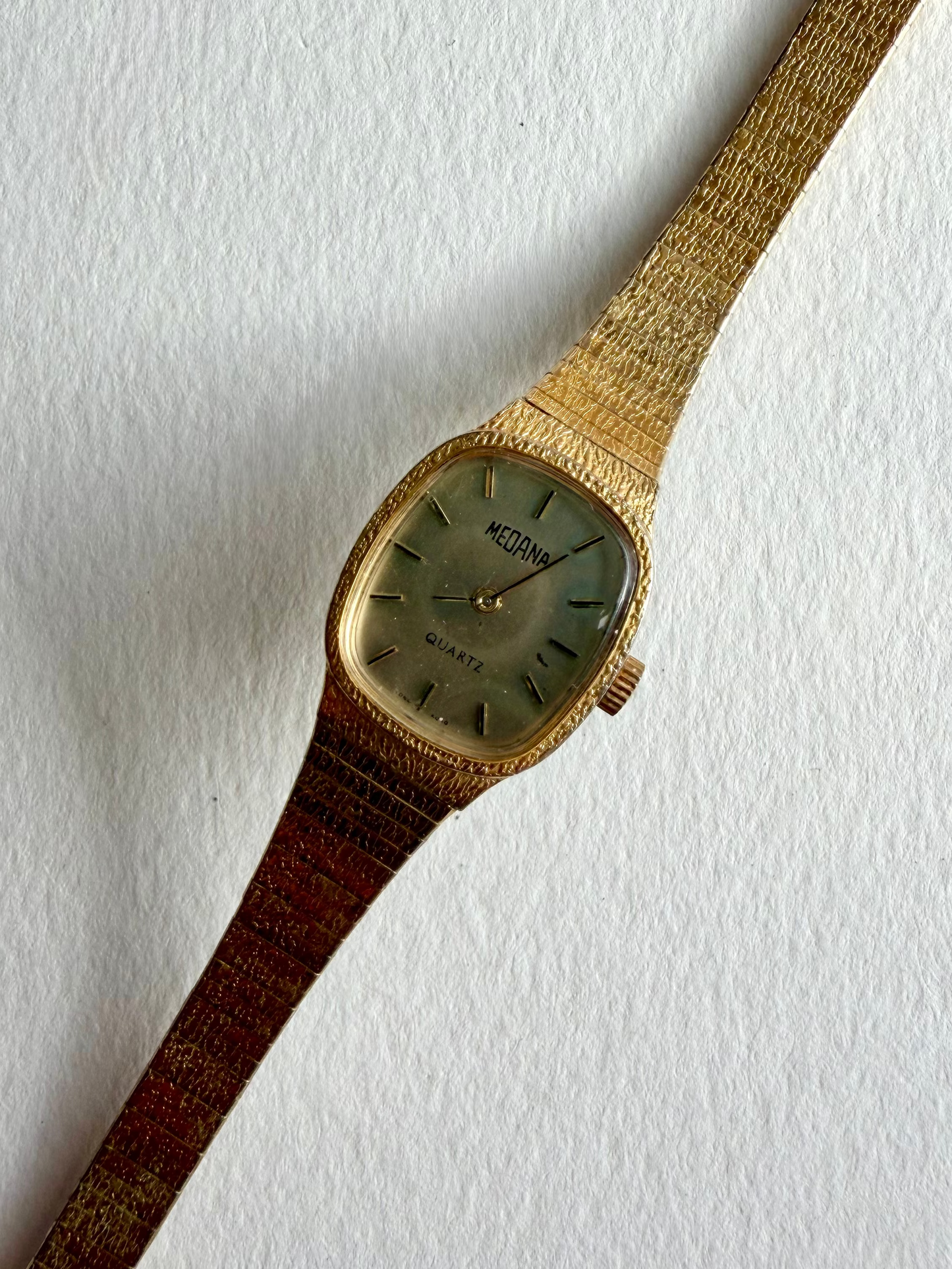 Vintage Medana Gold Tone Watch