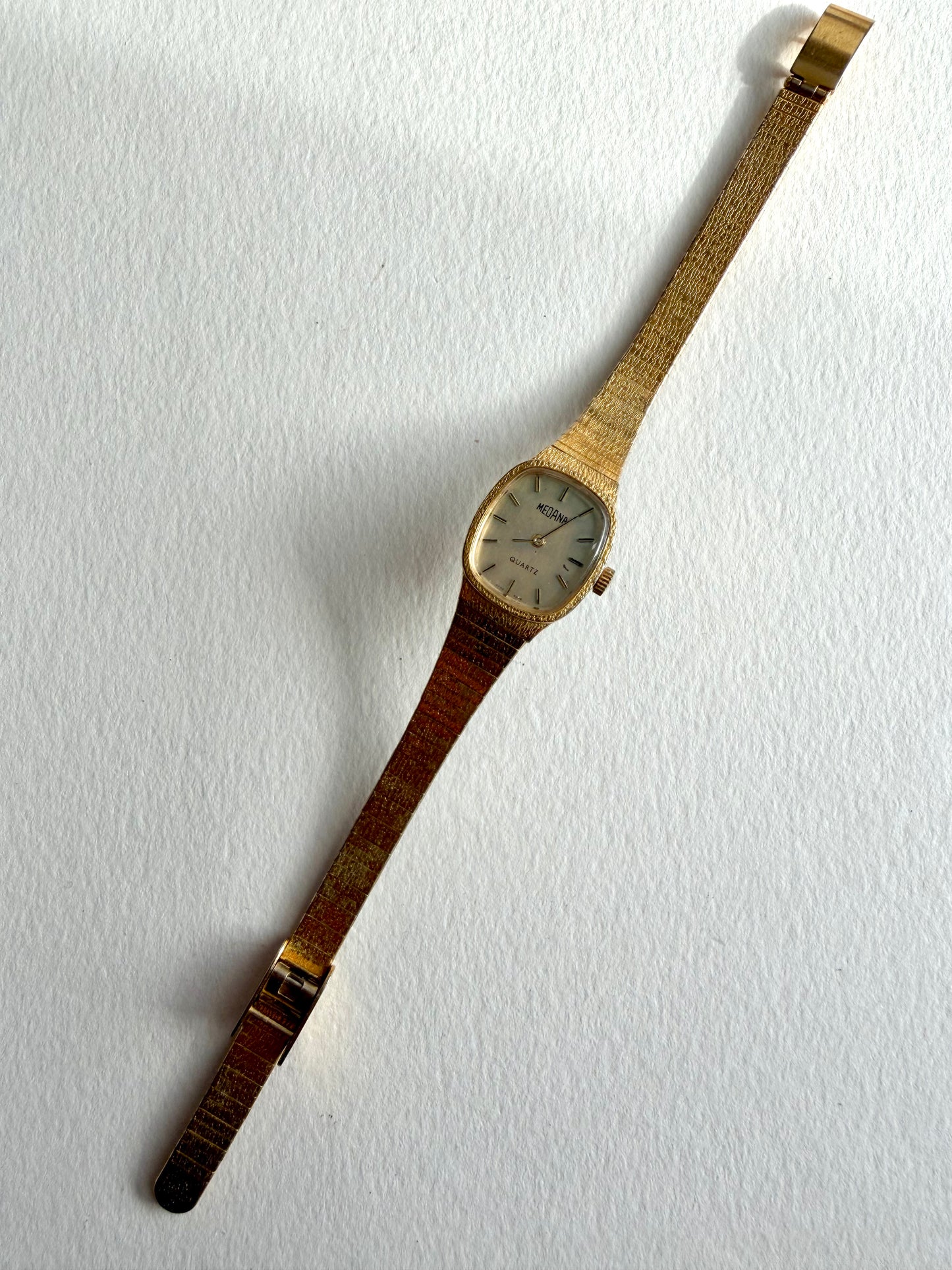 Vintage Medana Gold Tone Watch