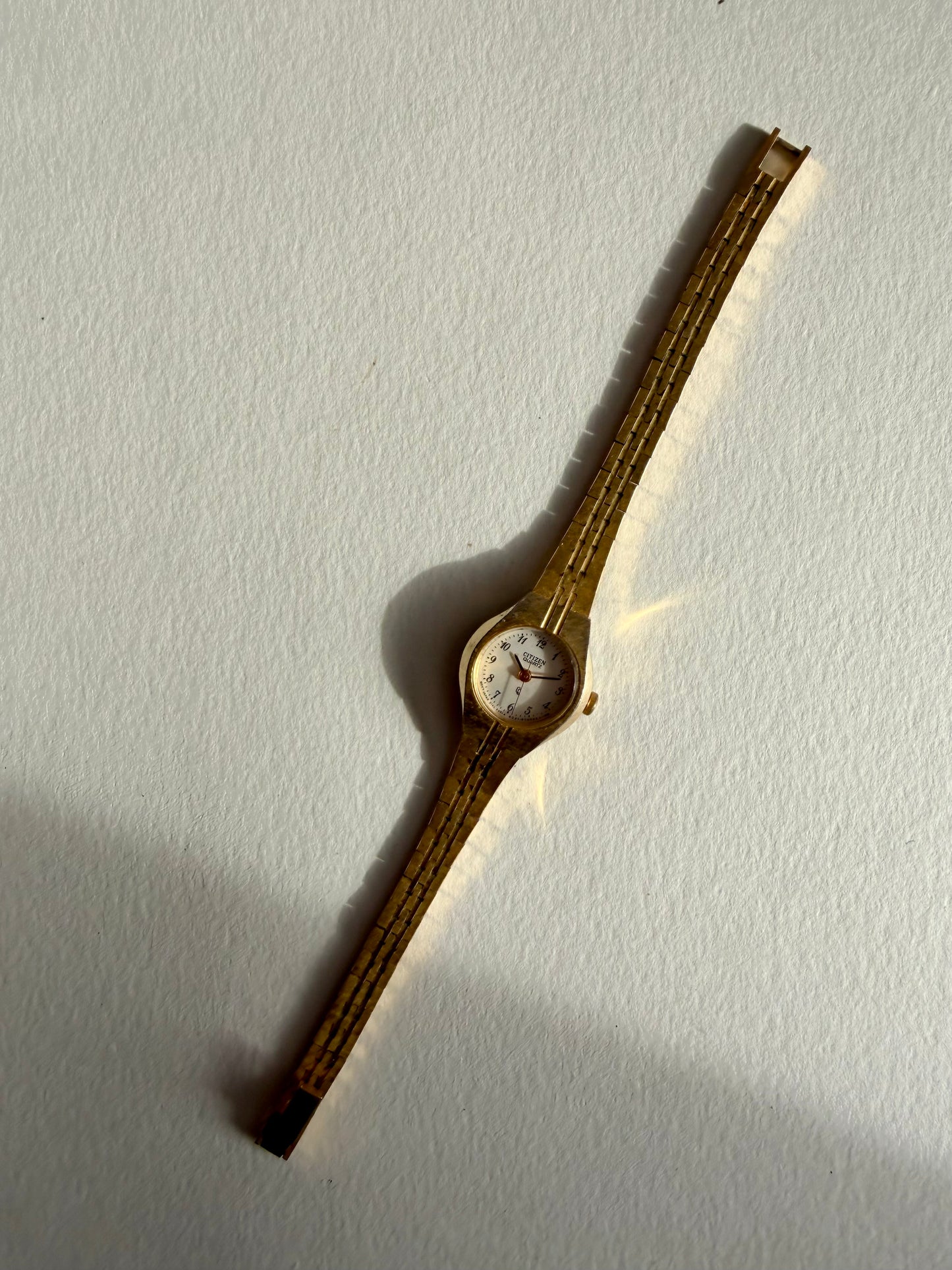 Vintage Citizen Gold Tone Round Watch